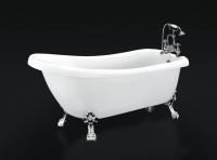 Ванна акриловая отдельностоящая BelBagno, цвет: Bianco