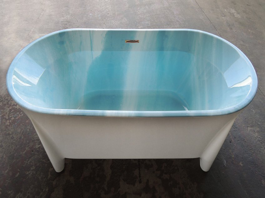 Ванна акриловая BelBagno BB40-1700 170x80 см, морская волна