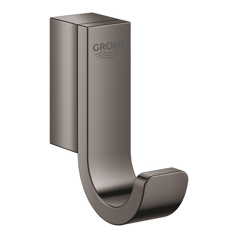 Крючок одинарный Grohe Selection 41039A00, черный графит глянец