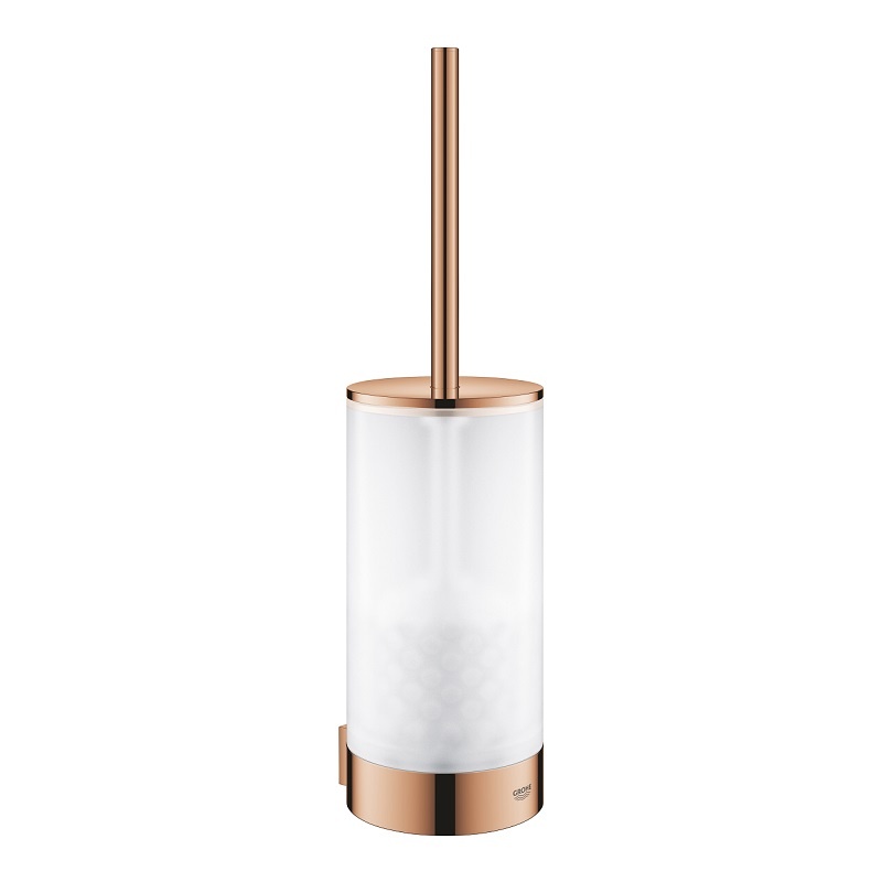Ершик для туалета с держателем Grohe Selection 41076DA0, розовая бронза глянец