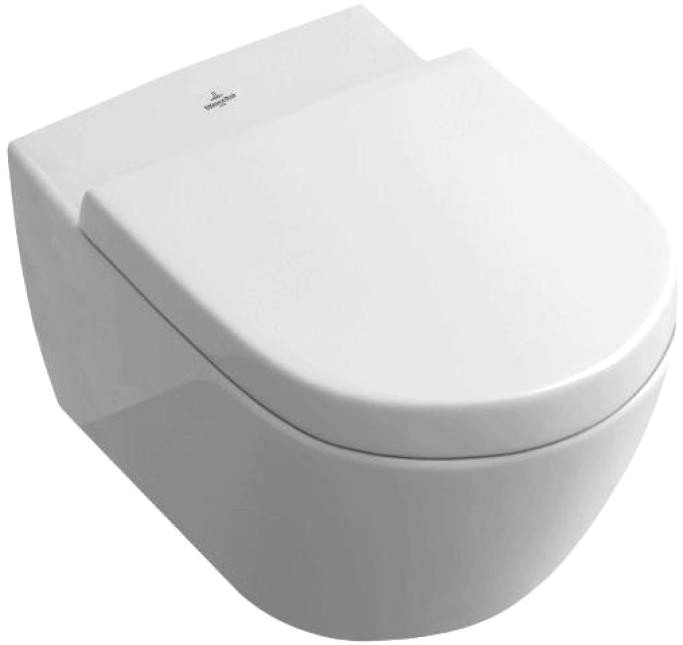 Унитаз подвесной Villeroy&Boch Subway 2.0 5614 R0R1 безободковый, альпийский белый CeramicPlus