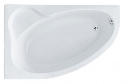 Ванна акриловая Santek Эдера WH111995/4 170 х 110 см с монтажным комплектом 1WH112426, левая