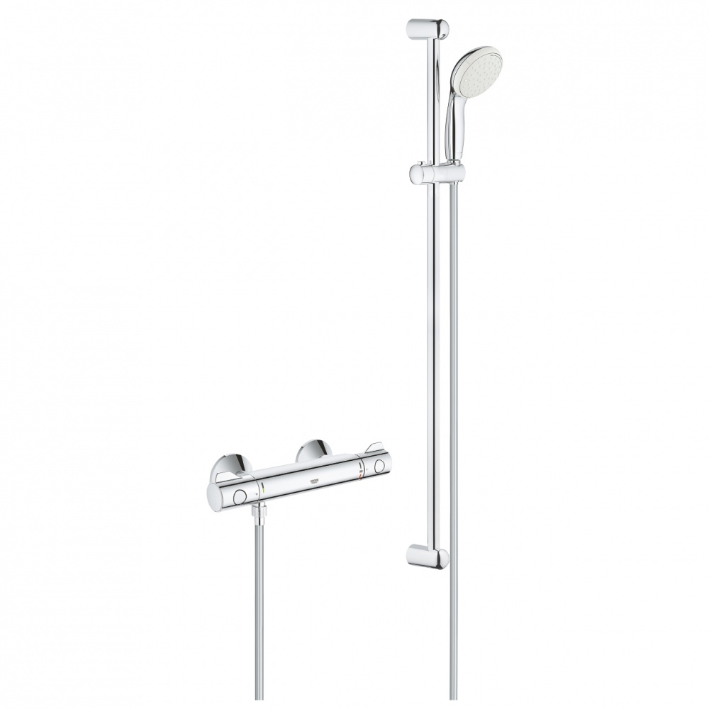 Термостат Grohe Grohtherm 800 34566001 (34566000) для душа с душевым гарнитуром
