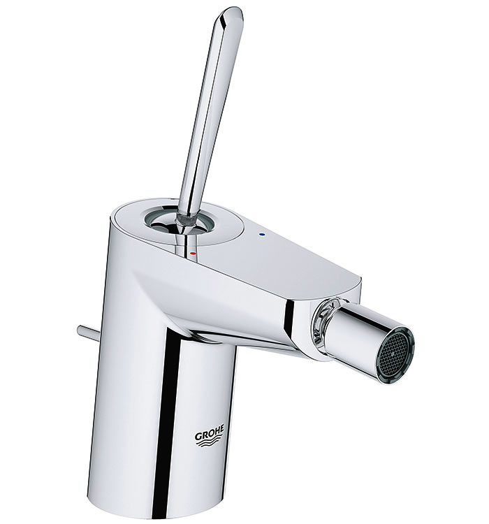 Смеситель Grohe Eurodisc Joystick 24036000 для биде, со сливным гарнитуром