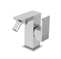 Смеситель для биде однорычажный без донного клапана, CEZARES, PRIZMA, исполнение: белый матовый