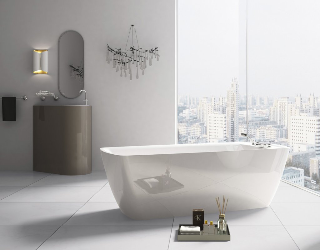 Ванна акриловая BelBagno BB304 170 x 75 см