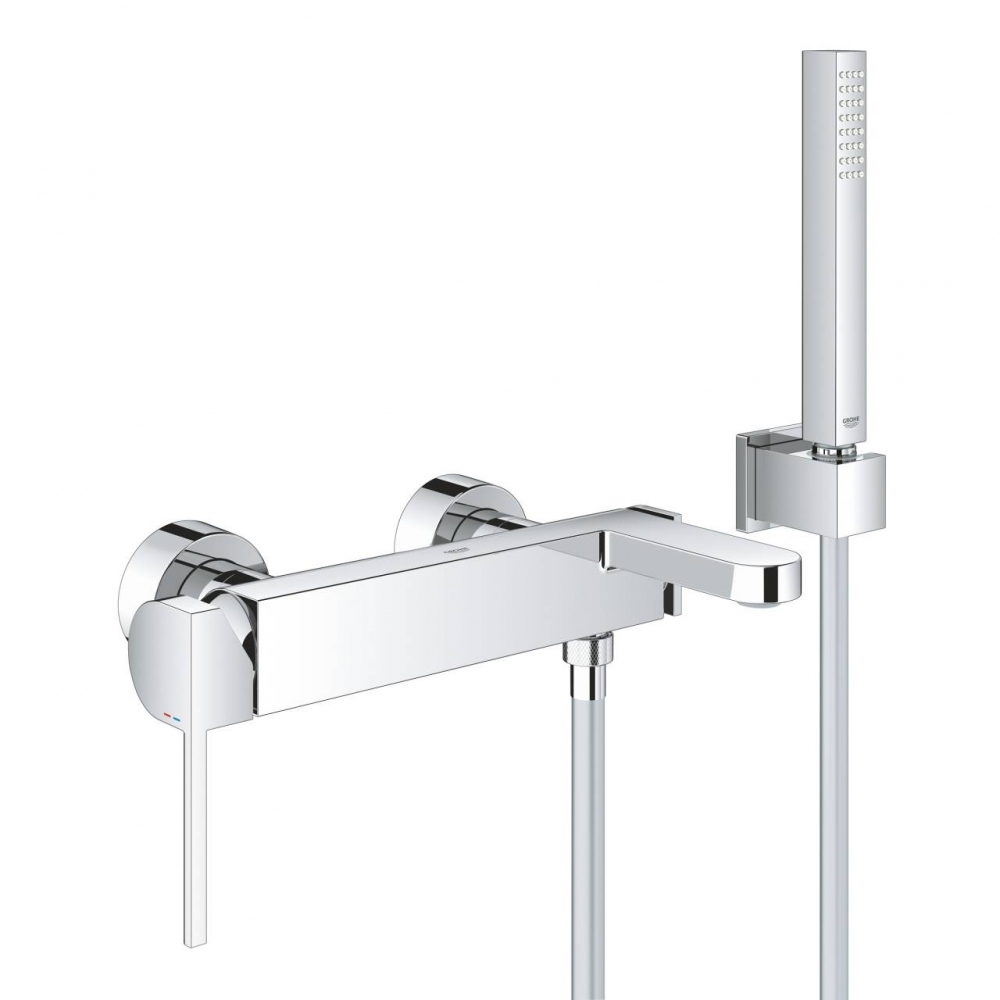 Смеситель Grohe Plus 33547003 для ванны и душа, с душевым набором