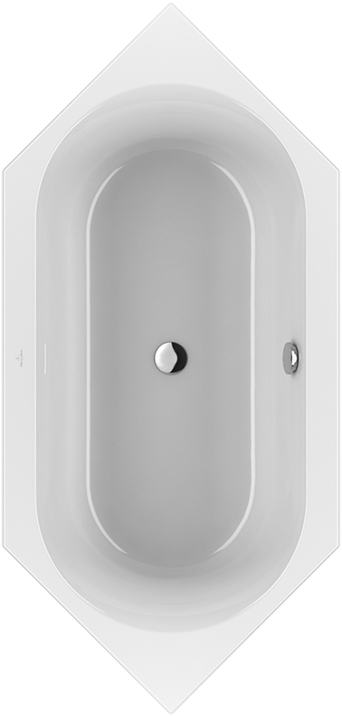 Акриловая ванна Villeroy&Boch Loop&Friends 190 x 90 UBA199LFO6V-01, внутри овал