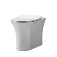 Унитаз приставной безободковый, полное примыкание, P-trap BelBagno, серия ANCONA