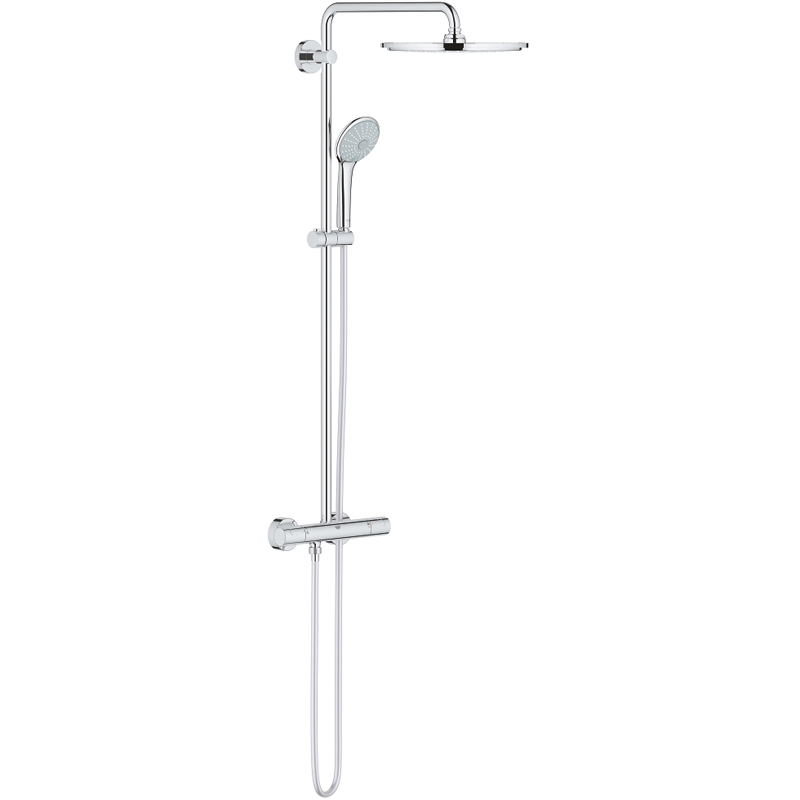 Душевая система с термостатом Grohe Euphoria 26075000, хром