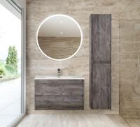 BELBAGNO KRAFT-1600 Шкаф подвесной, с двумя распашными дверцами с доводчиками, две полки внутри, левосторонний, 1600x330x300 Pino Pasadena 