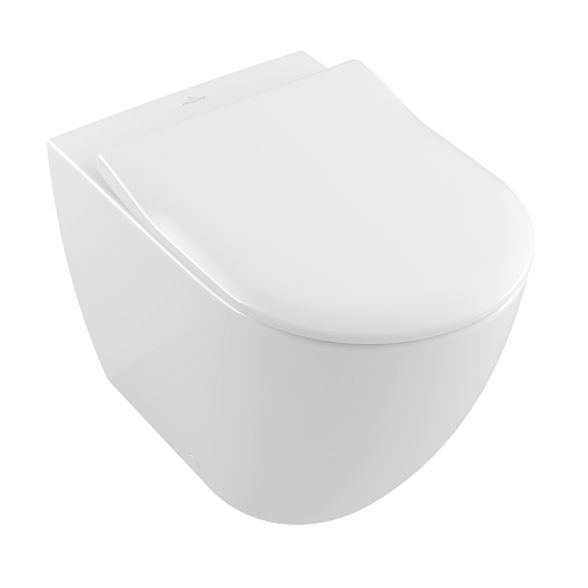 Унитаз приставной Villeroy&Boch SUBWAY 2.0 5602 R001, безободковый