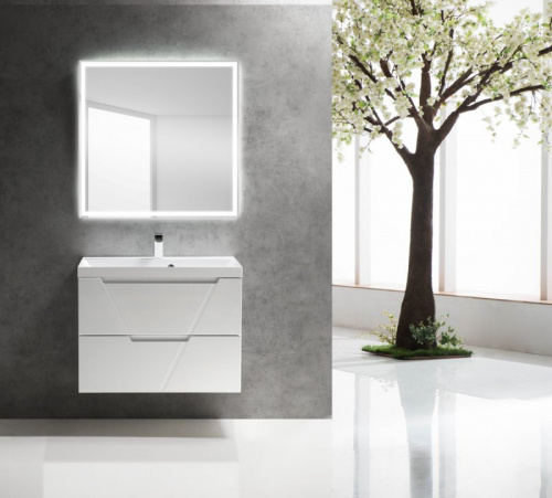 BELBAGNO SPC-GRT-800-800-LED Зеркало с встроенным светильником и сенсорным выключателем, 12W, 220-240V, 800x30x800 