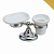 Мыльница и стакан с держателем Bagno & Associati Canova CA77252