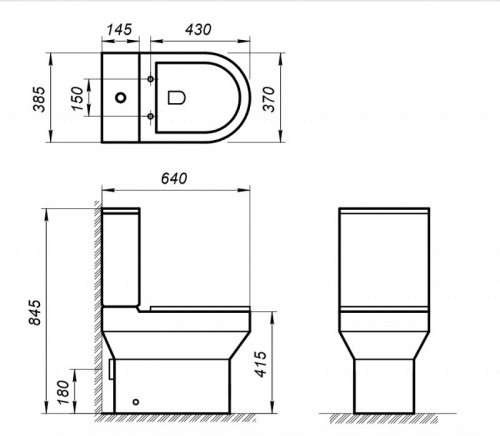 Бачок BelBagno, серия NORMA Новинка 2020