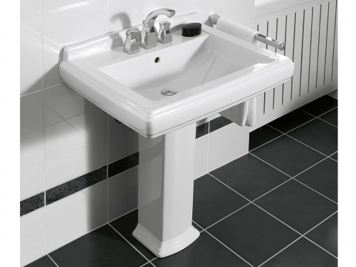 Раковина Villeroy&Boch Hommage 7101 75R1 White Alpin, 75 x 58 см