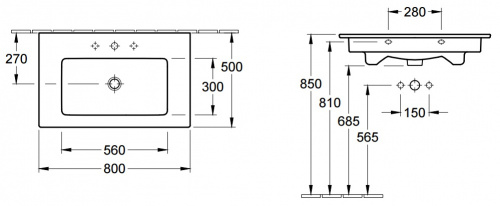 Раковина Villeroy&Boch Venticello Plus 4104 8LR1