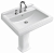 Раковина Villeroy&Boch Hommage 7101 75R2 Star white, 75 x 58 см с антигрязевым покрытием