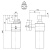 Дозатор для мыла Villeroy&Boch TVA152007000K5 Черный матовый