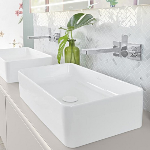 Раковина Villeroy&Boch Collaro 4A205601 56 x 36 см прямоугольная, без перелива