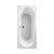 Ванна Villeroy & Boch O.novo 190x90 см акриловая UBA190CAS2V-01