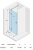 Душевая дверь в проем Riho Scandic Mistral M-104 GX007020L 100 см, левая