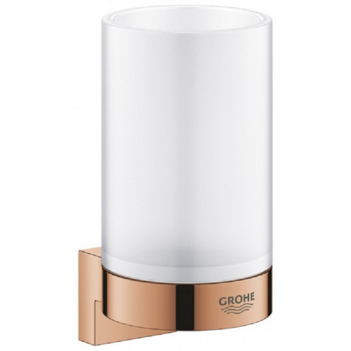 Держатель для стакана или мыльницы Grohe Selection 41027DA0, розовая бронза глянец