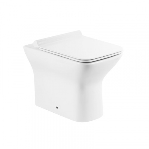 Унитаз приставной безободковый, полное примыкание, P-trap BelBagno, серия ROMANO