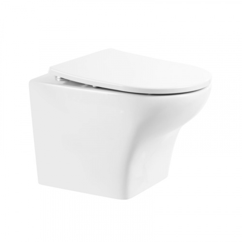 Унитаз подвесной BelBagno Kraft BB064CHR, безободковый