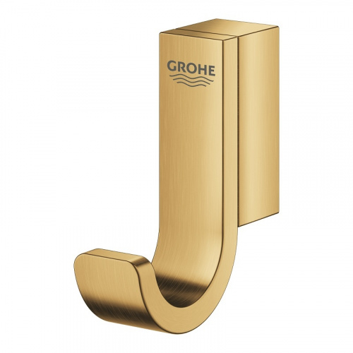 Крючок одинарный Grohe Selection 41039GN0, золото матовое