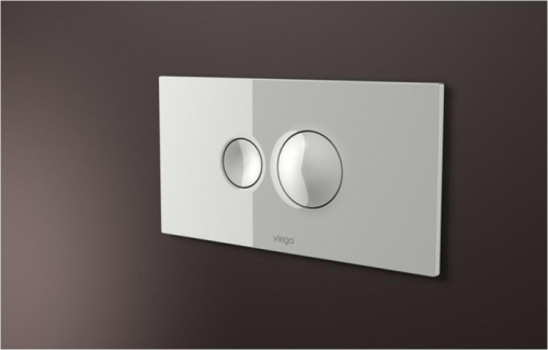 596316 Панель смыва Visign for Style 10 бел.пластик Viega
