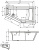 Ванна акриловая Riho Geta 160 x 90 см, левая