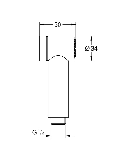 Grohe Sena 26328000 Гигиенический душ, металлический
