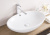 Раковина керамическая накладная, овальная BelBagno