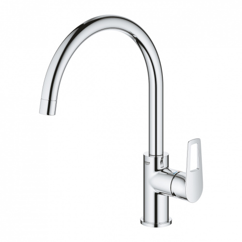 Смеситель Grohe BauLoop 31232001 для кухонной мойки, высокий излив