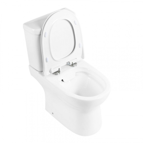 Чаша унитаза безободкового, P-trap BelBagno, серия STEAM