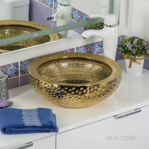 Раковина MELANA MLN- J2049 (золото)