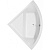 Ванна Villeroy & Boch Subway 130x130 см угловая акриловая UBA130SUB3V-01