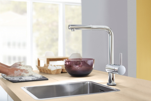 Смеситель Grohe Minta 31360000 кухонный для мойки, хром