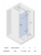 Душевая дверь в нишу Riho Scandic Soft Q104 160 L GQ0070501 160 x 200 см, стекло прозрачное, левая