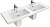 Раковина Villeroy&Boch Subway 2.0 7175 D001 130*47 см