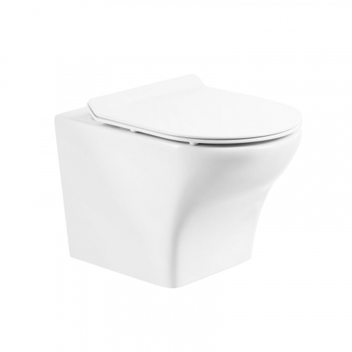 Унитаз подвесной BelBagno Kraft BB064CHR, безободковый