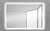 BELBAGNO SPC-GRT-1200-800-LED Зеркало с встроенным светильником и кнопочным выключателем, 12W, 220-240V, 1200x30x800 