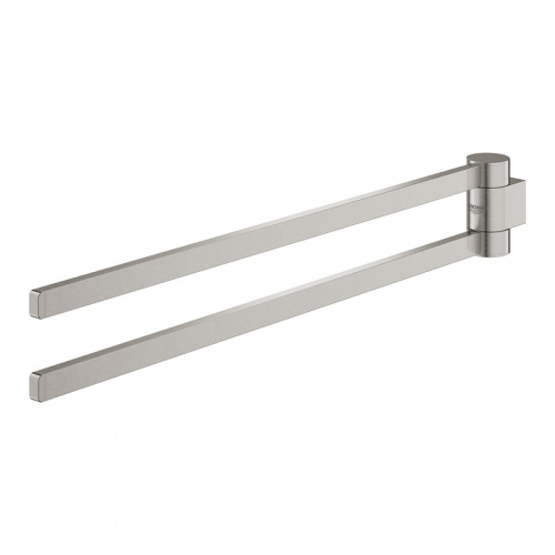 Полотенцедержатель двойной поворотный Grohe Selection 41063DC0, суперсталь