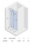 Душевая дверь в нишу Riho Scandic M105 90 L GX0009201 90 x 200 см складная, стекло прозрачное, левая