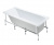 Ванна акриловая Santek Санторини 170х70 WH30.2.487 белая