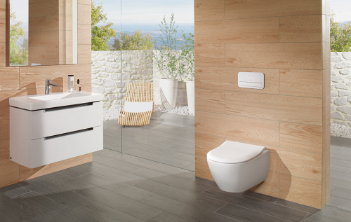 Унитаз подвесной Villeroy&Boch Subway 2.0 5614R201 alpin, крышка с микролифтом