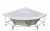 Ванна акриловая Santek Канны 1WH111983 150 х 150 см с монтажным комплектом 1WH112432