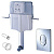 Смывной бачок Grohe Rapid SL 110905/38895 в комплекте с кнопкой и переходниками