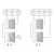 Переключатель потоков Grohe Grohtherm SmartControl 29152LS0 на три потребителя, moon white